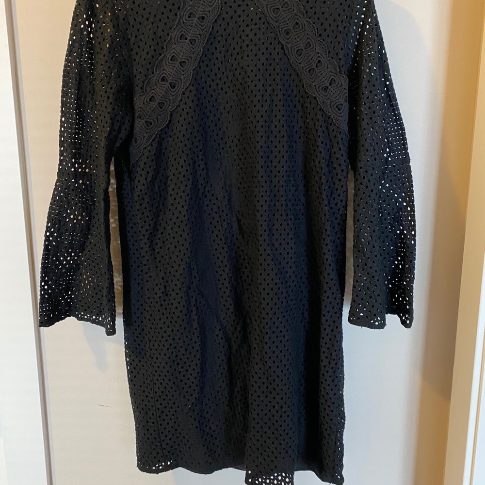 LOFT Sz 12P Black Dress